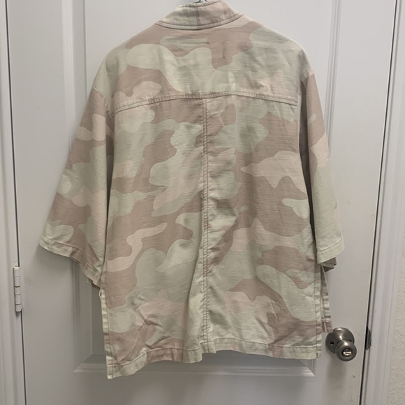 Anthropologie Pink Camo Jacket - Picture 3 of 6